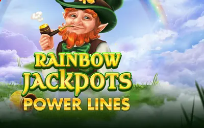 Copertina della slot Rainbow Jackpots Power Lines di Red Tiger