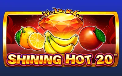 Copertina della slot Shining Hot 20 di Pragmatic Play