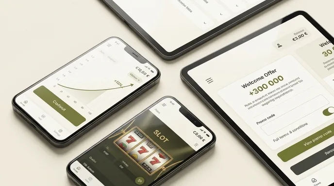 Schermata dell'offerta di benvenuto Winnita con campo codice promo, nota sul requisito di puntata e saldo in euro